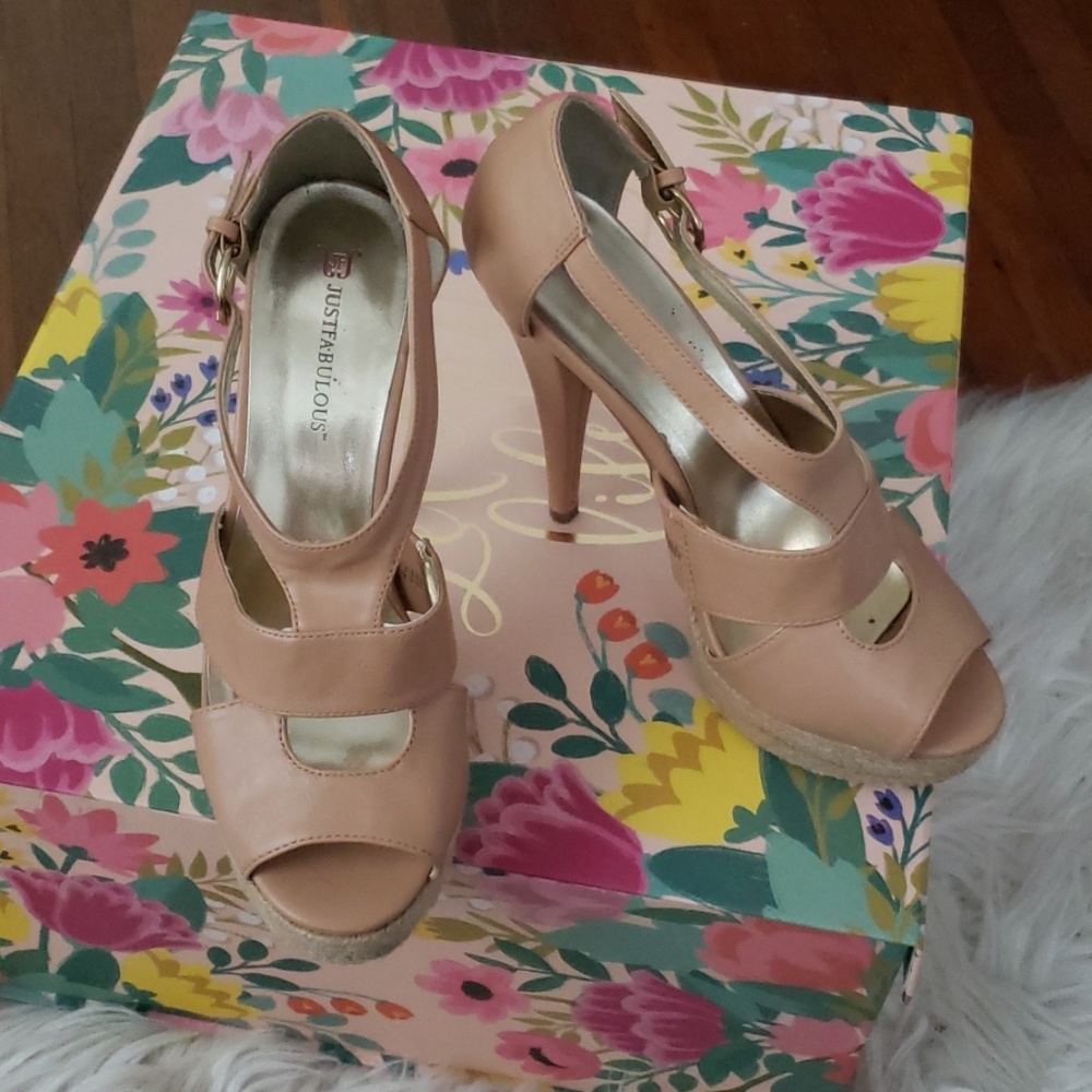 5" nude heels